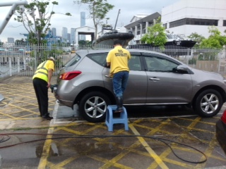 洗車組訓練 洗車組訓練